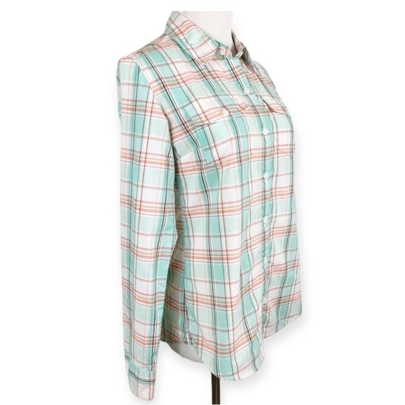 𝅺patagonia Overcast Shirt Long Sleeve Button Down Plaid - Picture 2 of 7